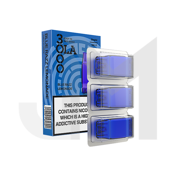 20mg SMPO Ola 3000 Prefilled Pods 2ml 1800 Puffs - 3 Pcs