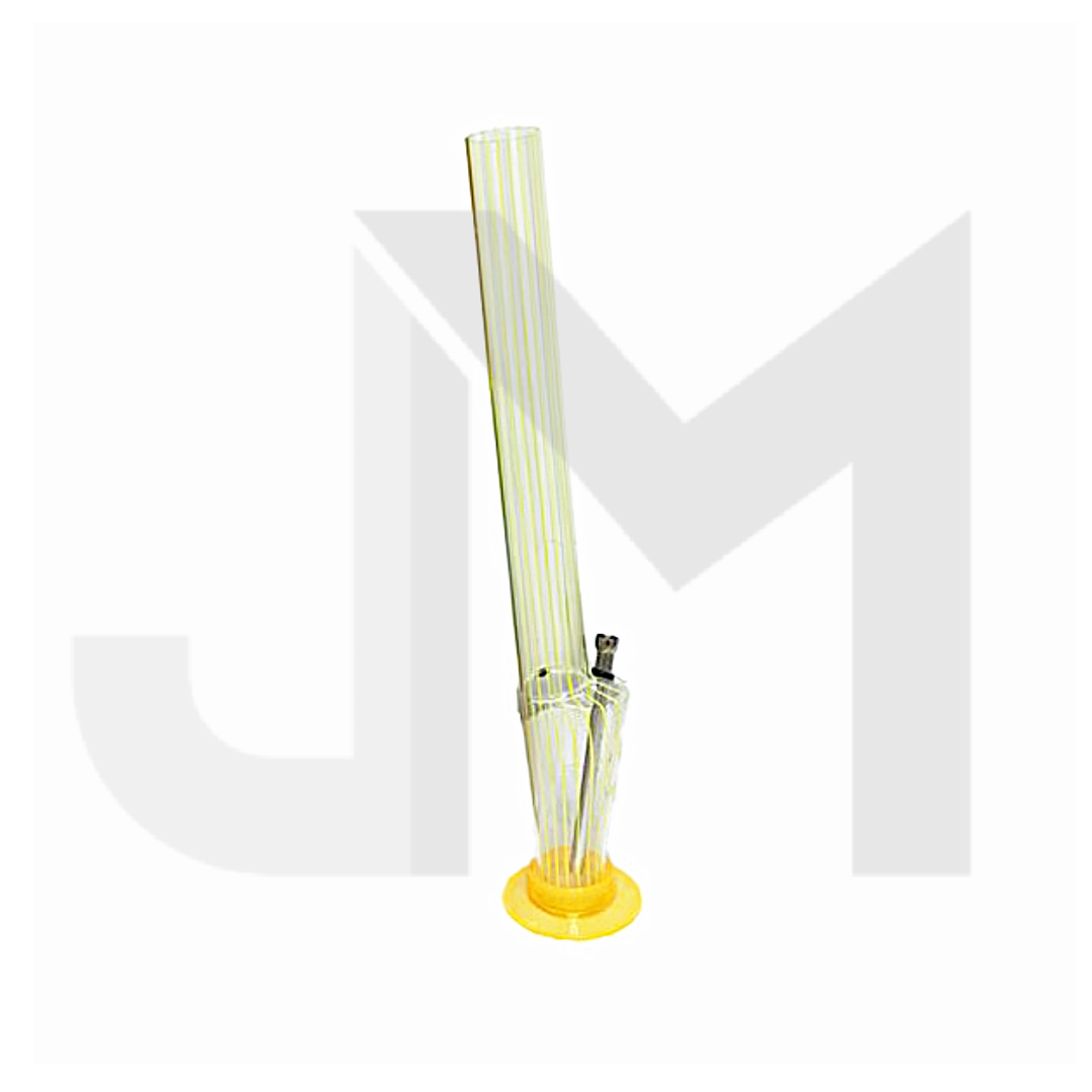 24" Striped Design Acrylic Bong - (GS1166)