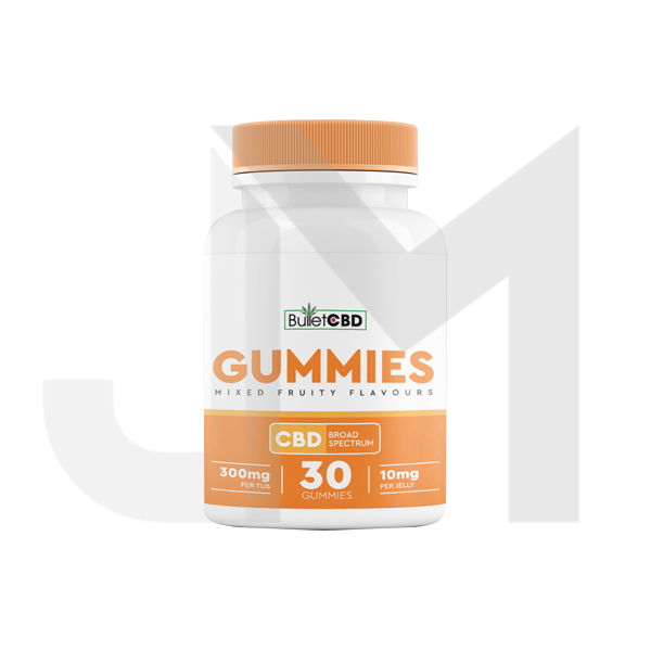 Bullet CBD 300mg Broad Spectrum CBD Gummies - 30 Pieces