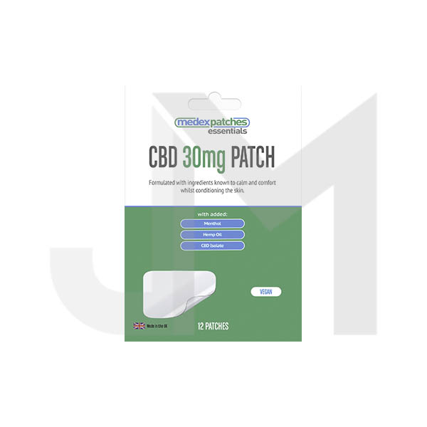 Medex Essentials 30mg CBD Patches - 12 Patches