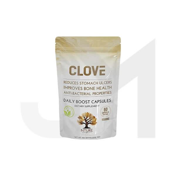 NTURE 1000mg Clove Capsules - 60 Caps