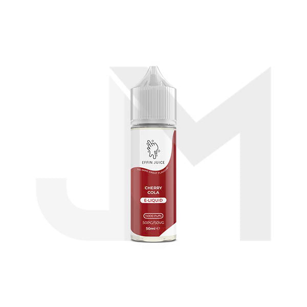 Bulk Buy 0mg EFFIN Juice 50ml Shortfill (50VG/50PG) - Multipacks (10, 25 & 50) - Stoptober Special Offer!