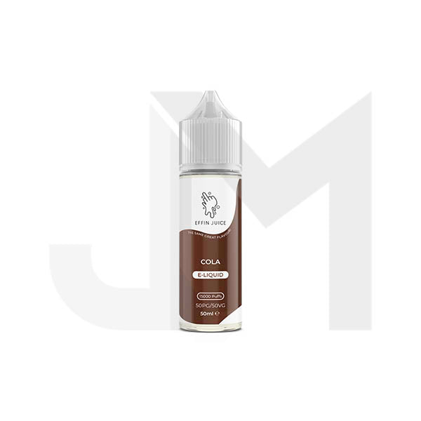 Bulk Buy 0mg EFFIN Juice 50ml Shortfill (50VG/50PG) - Multipacks (10, 25 & 50) - Stoptober Special Offer!