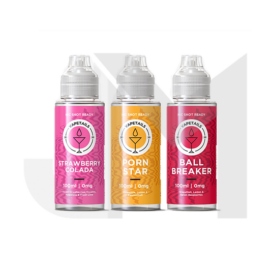 Vapetails By Signature Vapours 100ml E-liquid 0mg (50VG/50PG) (BUY 1 GET 1 FREE)