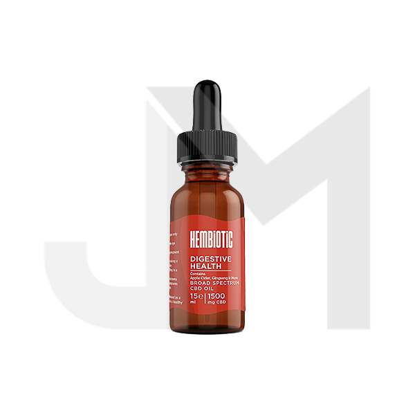Hembiotic 1500mg Broad-Spectrum Functional CBD Oil - 15ml