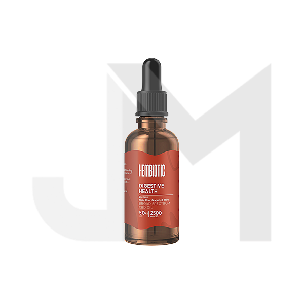 Hembiotic 2500mg Broad-Spectrum Bulk Functional CBD Oil - 50ml