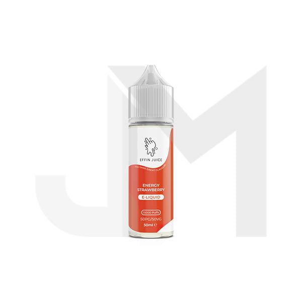 Bulk Buy 0mg EFFIN Juice 50ml Shortfill (50VG/50PG) - Multipacks (10, 25 & 50) - Stoptober Special Offer!