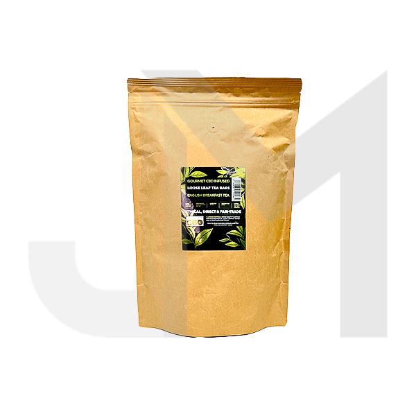 Equilibrium CBD 340mg Tea English Breakfast Catering Pack - 100 Biodegradable Pyramid Tea Bags