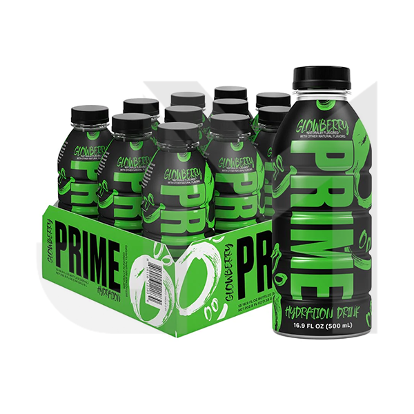 PRIME Hydration USA Glowberry Edition Sports Drink 500ml - Past Best Before Date