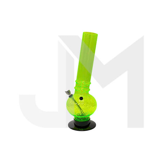 14" Pumpkin Design Acrylic Bong - FA20 (GS2072)