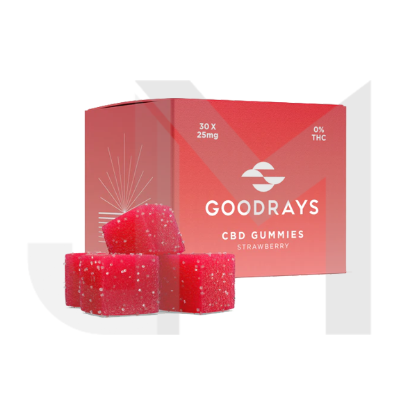 Goodrays 750mg CBD Gummies - 30 Pieces