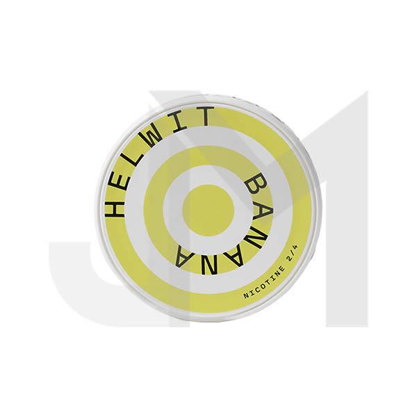 7mg HELWIT Banana Nicotine Pouches - 20 Pouches