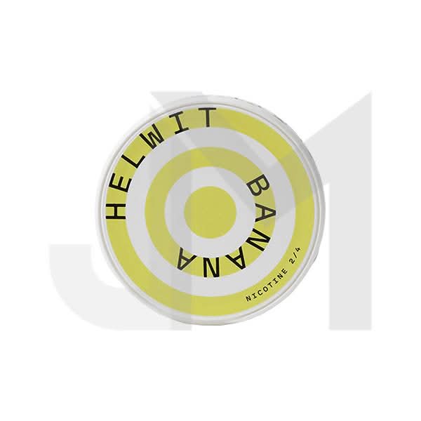 7mg HELWIT Banana Nicotine Pouches - 20 Pouches
