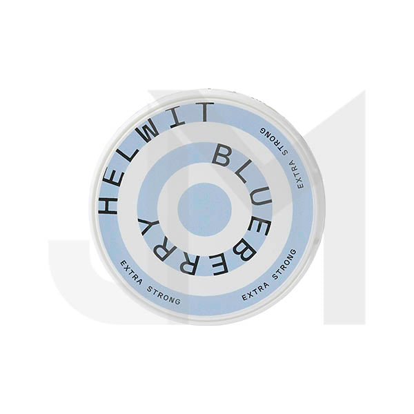 15mg HELWIT Extra Strong Blueberry Nicotine Pouches - 20 Pouches