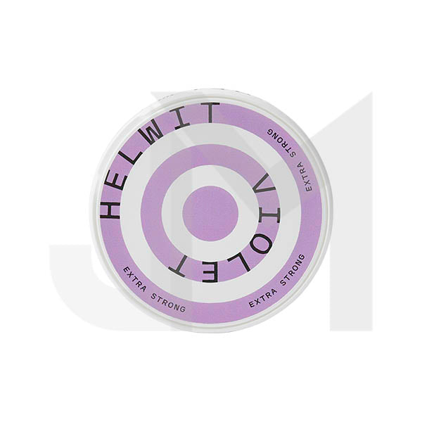 15mg HELWIT Extra Strong Violet Nicotine Pouches - 20 Pouches