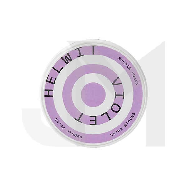 15mg HELWIT Extra Strong Violet Nicotine Pouches - 20 Pouches