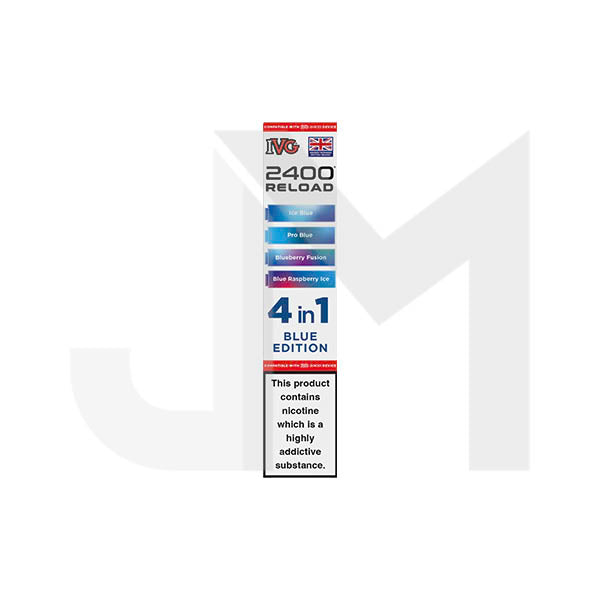 20mg IVG 2400 Reload Multi Edition Prefilled Pods 2ml 2400 Puffs - 4 Pcs