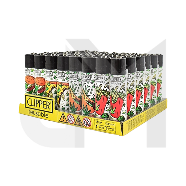 40 Clipper Classic Large Flint Leaves Fast Food - CL3C1524UK