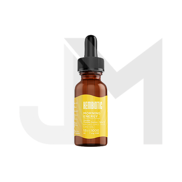 Hembiotic 1000mg Broad-Spectrum Functional CBD Oil - 15ml