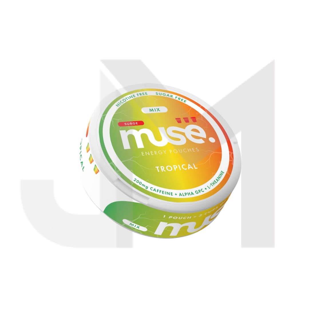 200mg Muse Surge Energy Pouches (UK Made) - 20 Pouches (Buy 2 Get 1 Free)