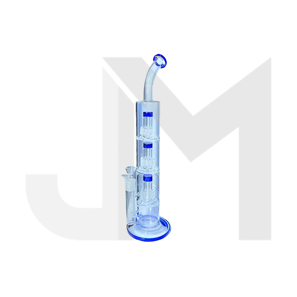 18" Large Percolator Glass Bong Mixed Designs -BG009 - GS1167