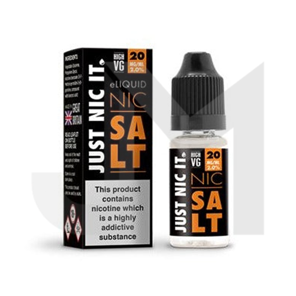 20mg Just Nic It Nic Salt 10ml (80VG/20PG)