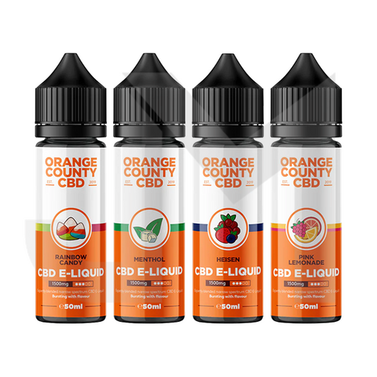 Orange County CBD 1500mg Broad Spectrum CBD E-liquid 50ml (60VG/40PG)