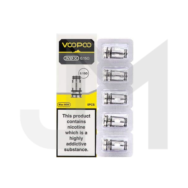 VooPoo PnP X Replacement Coils (0.15Ohm/0.2Ohm/0.3Ohm/0.6Ohm)