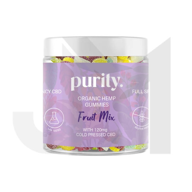 Purity 120mg Full-Spectrum CBD Vegan Gummies 150g