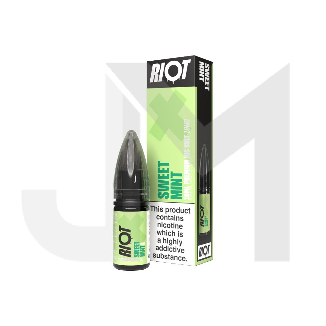 10mg RIOT X 10ml Nic Salts by Riot Squad (50VG/50PG)