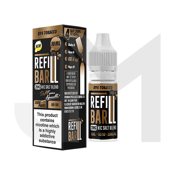 20mg Refill Bar Salts 10ml Nic Salts (50VG/50PG)