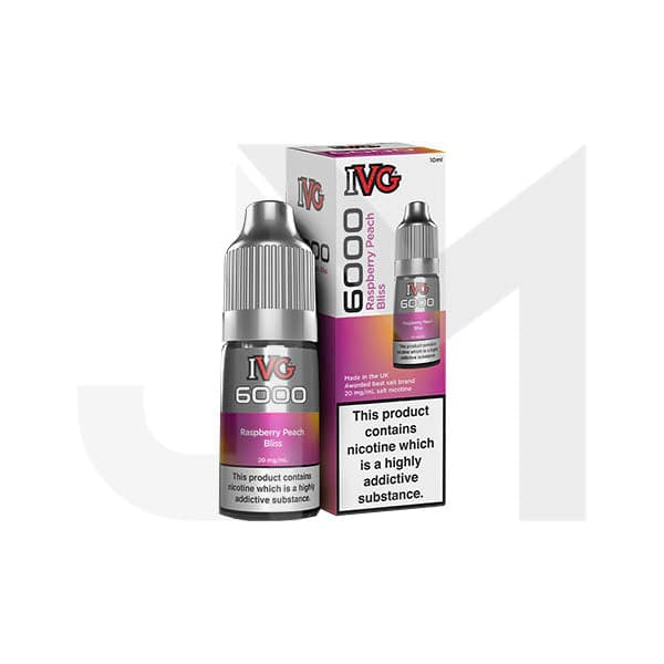 10mg IVG 6000 10ml Nic Salts (50VG/50PG)