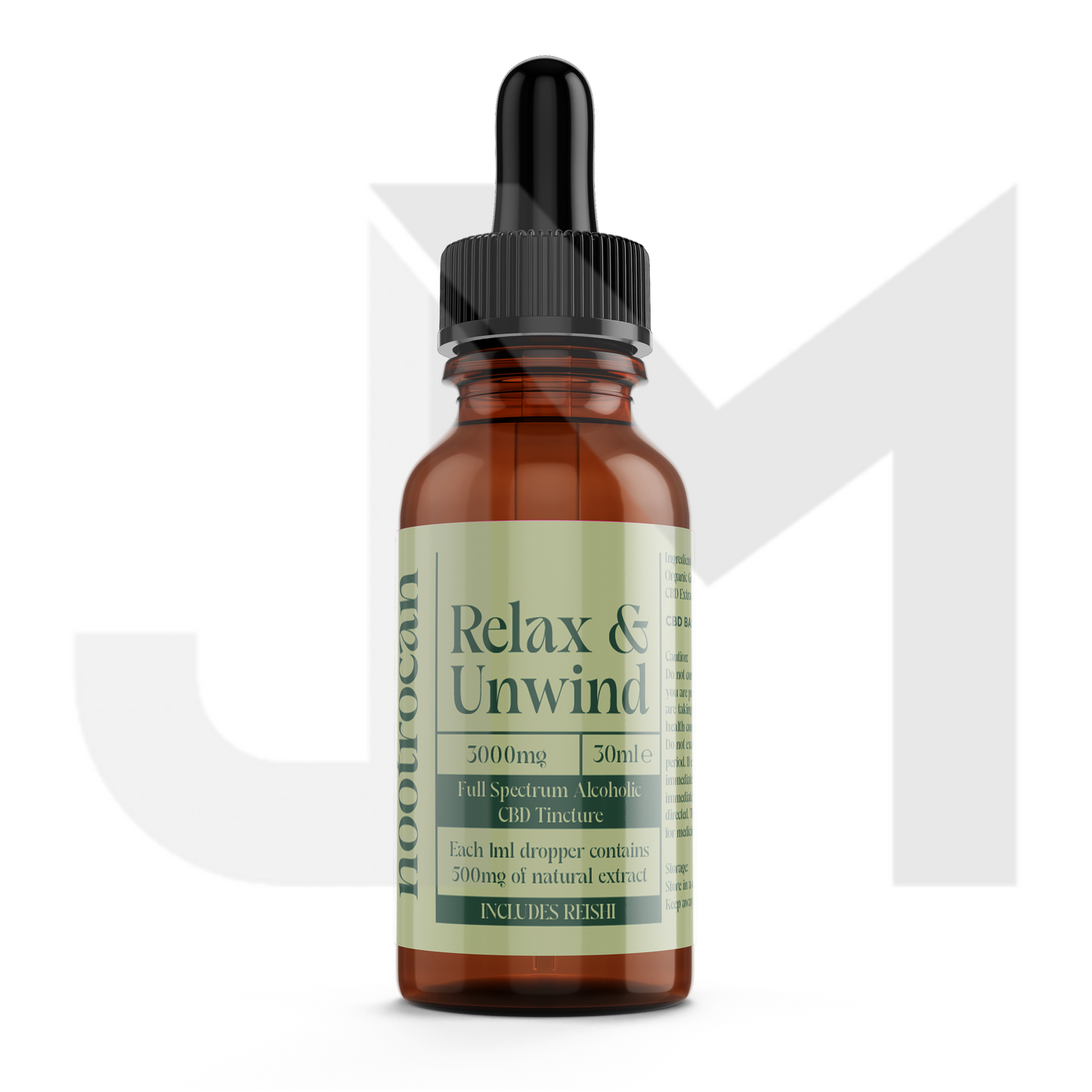 Nootrocan 3000mg 10% Full-Spectrum CBD Nootropic Tincture - 30ml