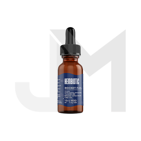 Hembiotic 1500mg Broad-Spectrum Functional CBD Oil - 15ml