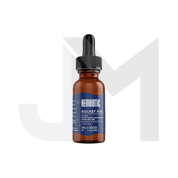 Hembiotic 1000mg Broad-Spectrum Functional CBD Oil - 15ml
