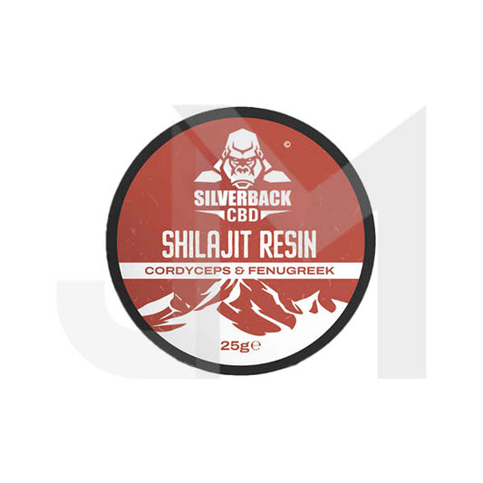 Silverback CBD Cordyceps + Fenugreek Infused Shilajit Resin 25g
