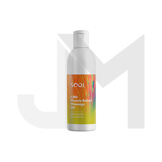 SOOL 500mg Full Spectrum CBD Muscle Relief Massage Oil 200ml (BUY 1 GET 1 FREE)