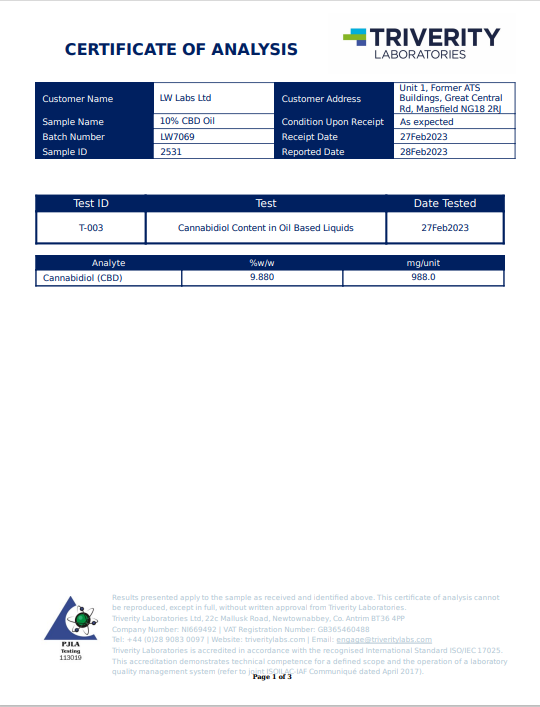Bullet CBD 1000mg Orange Broad Spectrum CBD Oil Spray - 10ml