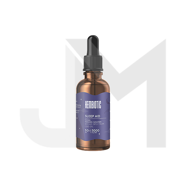 Hembiotic 5000mg Broad-Spectrum Bulk Functional CBD Oil - 50ml