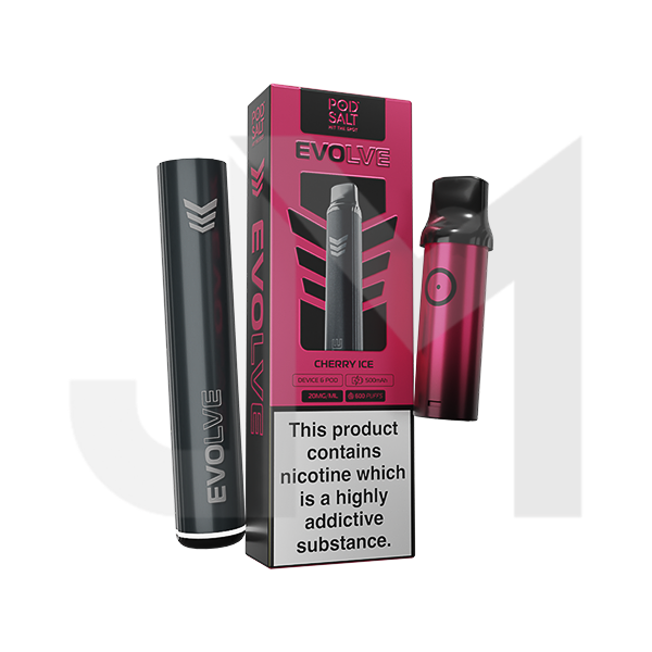 20mg Pod Salt Evolve Pen Starter Kit  600 Puff