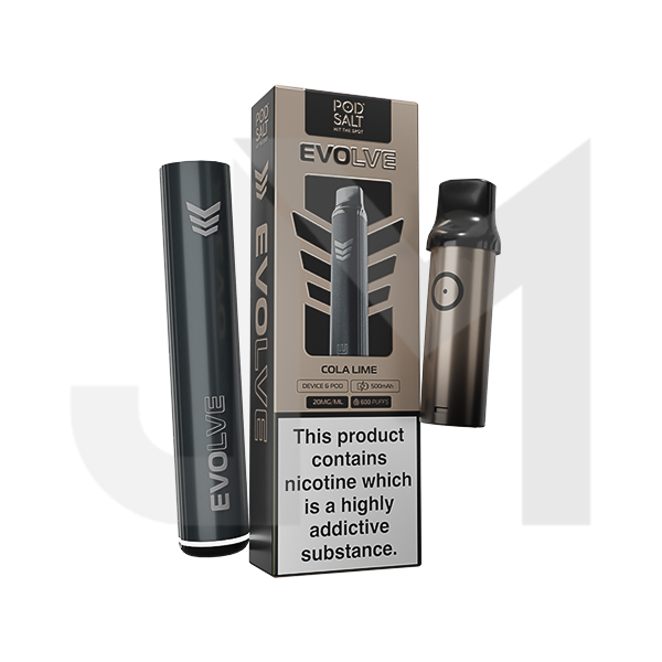20mg Pod Salt Evolve Pen Starter Kit  600 Puff