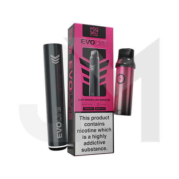 20mg Pod Salt Evolve Pen Starter Kit 600 Puff