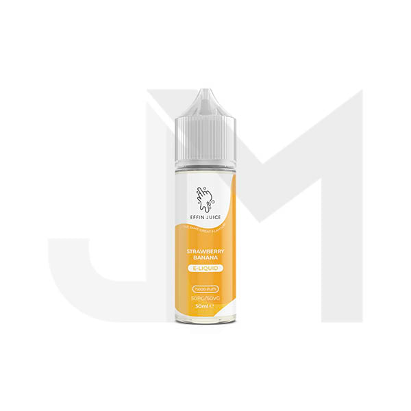 Bulk Buy 0mg EFFIN Juice 50ml Shortfill (50VG/50PG) - Multipacks (10, 25 & 50) - Stoptober Special Offer!