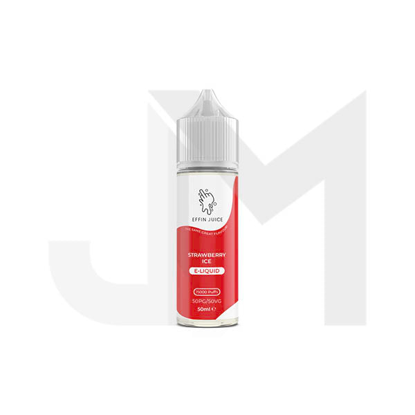 Bulk Buy 0mg EFFIN Juice 50ml Shortfill (50VG/50PG) - Multipacks (10, 25 & 50) - Stoptober Special Offer!