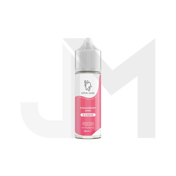 Bulk Buy 0mg EFFIN Juice 50ml Shortfill (50VG/50PG) - Multipacks (10, 25 & 50) - Stoptober Special Offer!
