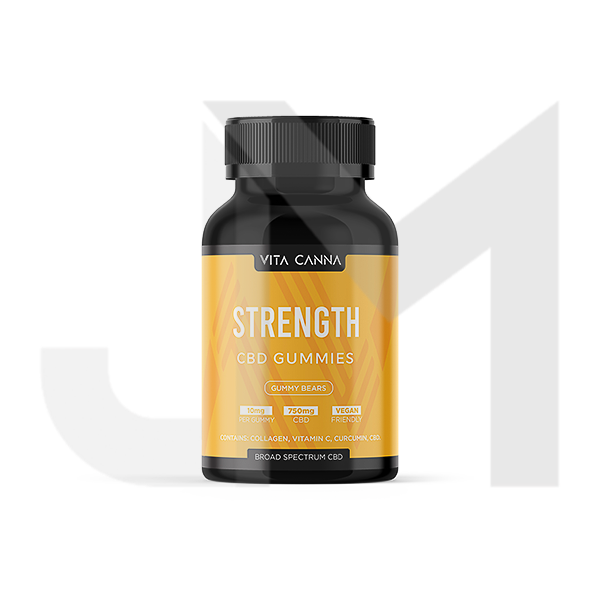 Vita Canna Broad Spectrum 750mg Functional CBD Vegan Gummy Bears (Buy 1 Get 1 Free)