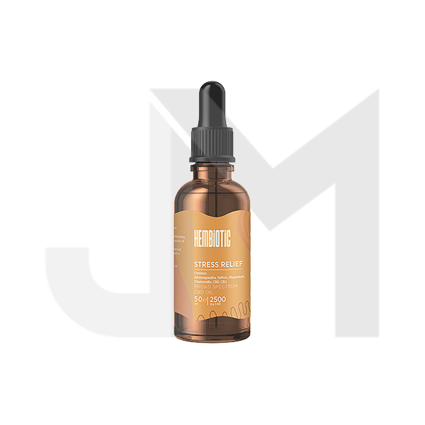 Hembiotic 2500mg Broad-Spectrum Bulk Functional CBD Oil - 50ml (Buy 1 Get 1 Free)