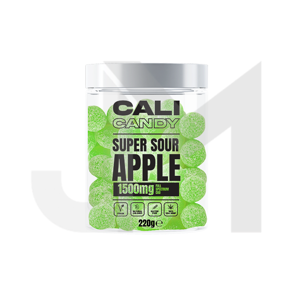 CALI CANDY MAX 1500mg Full Spectrum CBD Vegan Sweets  - 10 Flavours