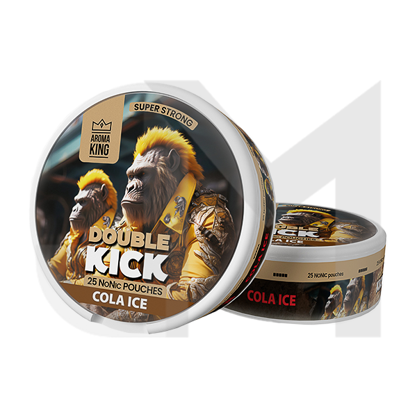 50mg Aroma King Double Kick NoNic Pouches - 25 Pouches