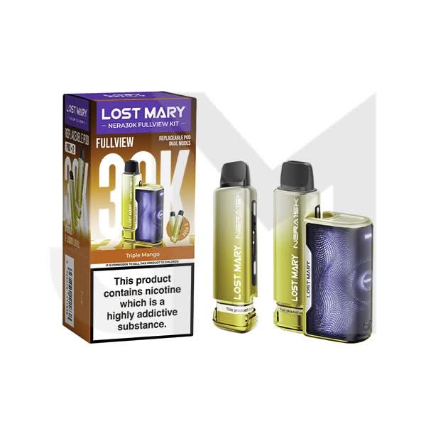 20mg LOST MARY Nera 30K Prefilled Pod Vape Kit - 30000 Puffs